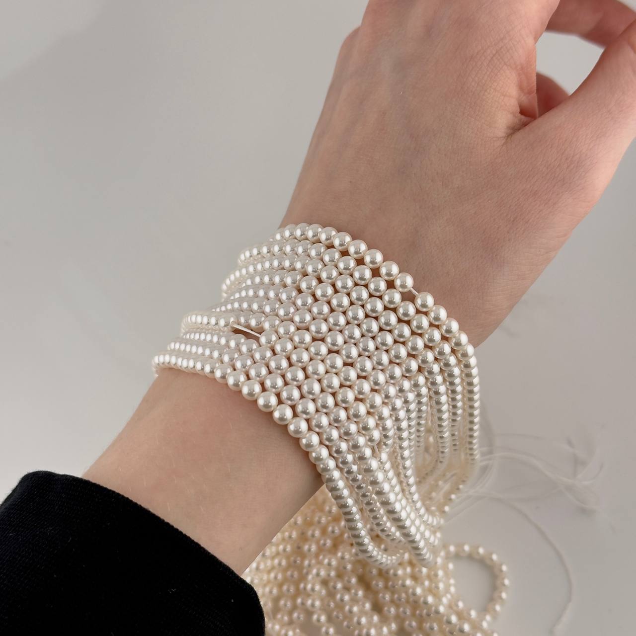 Майорка (Swarovski) айвори Люкс качество размеры 4мм 6мм 8мм 10мм 12мм